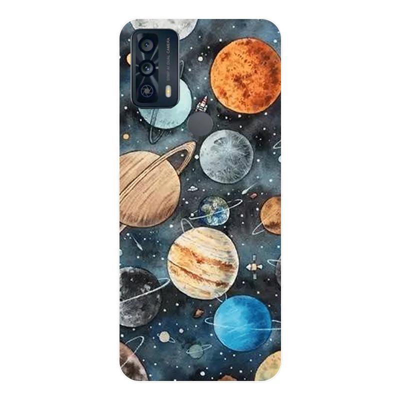 For TCL 20B Case Cover For TCL 20B 6159K Case Marble Soft Silicone Back Cover Case For TCL 20B 20 B TCL20B Phone Cases