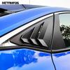 Rear Window Side Vent Louver Shutter Cover Trim For Honda Civic 11th Integra Sedan   2024 2025 Carbon Fiber Accessories