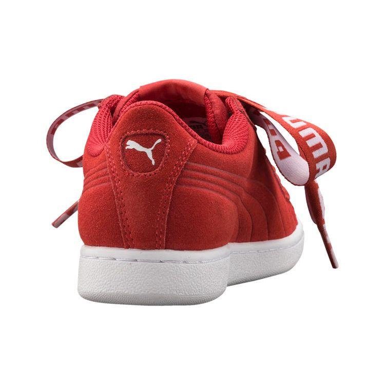 Puma Vikky Ribbon Bold Casual Low-Top Sneakers Women Sneakers Red 365312-02