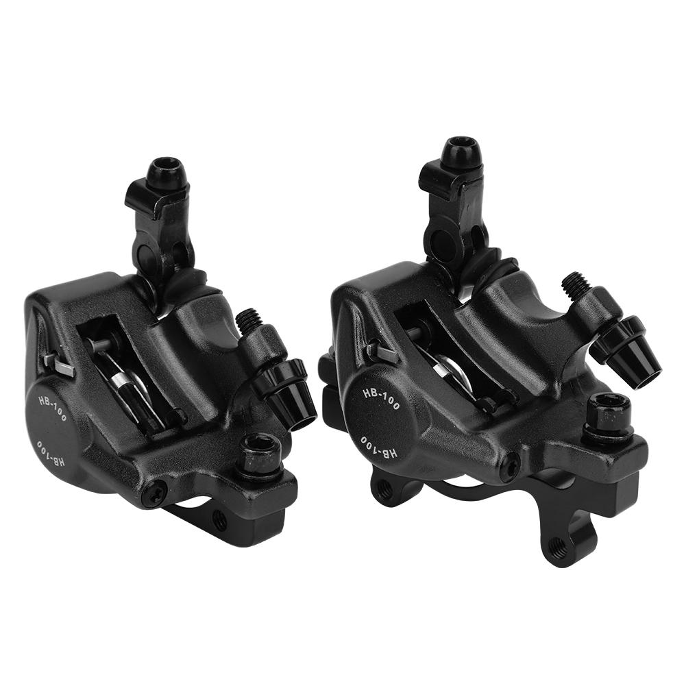 

HB 100 Bike Aluminium Alloy Hydraulic Disc Brake Set Front Rear for Mountain Road Bicycle Black