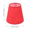 Fabric Lampshade Table Shades Small for Clip on Bulb Bedside Replacement Light Ceiling Decor