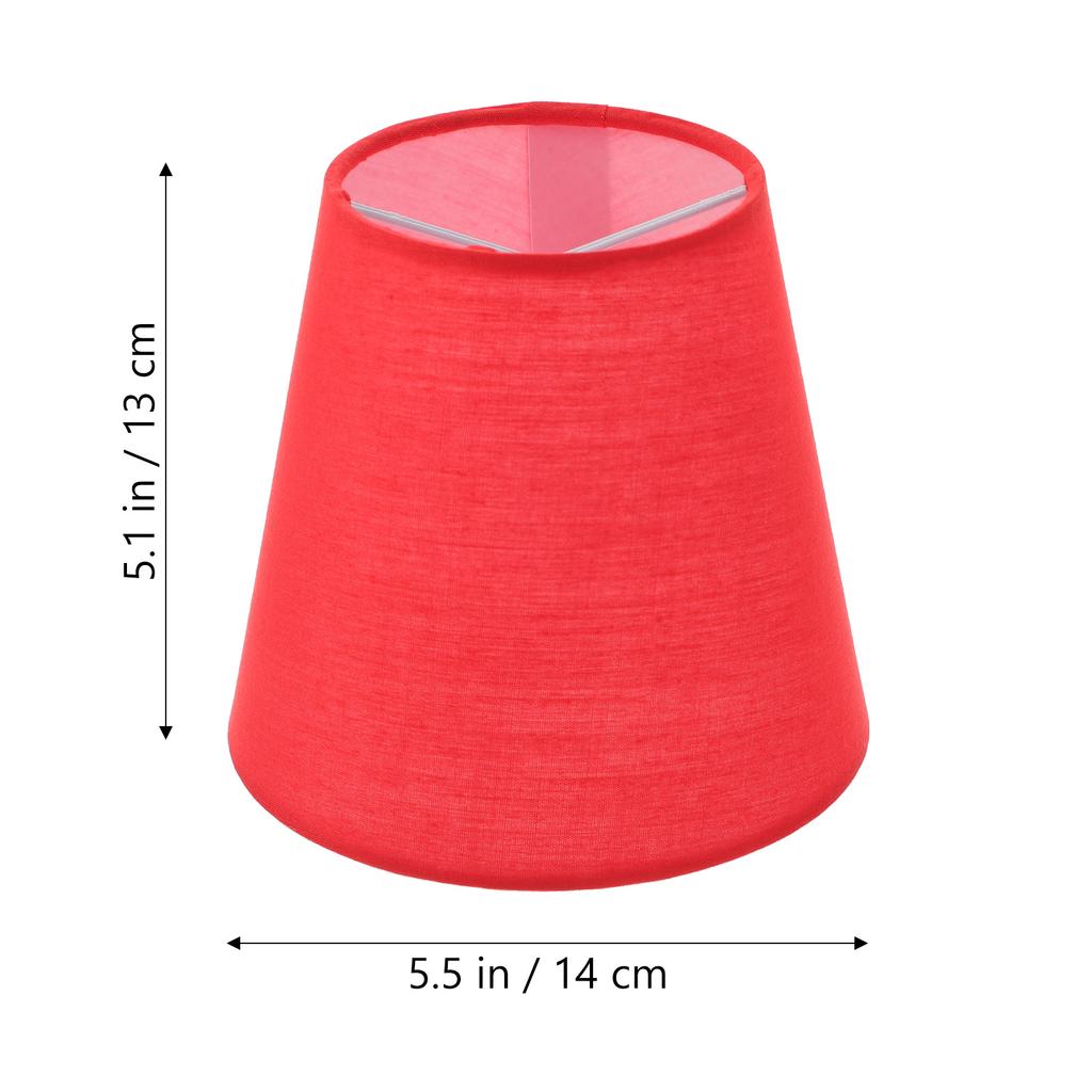 Fabric Lampshade Table Shades Small for Clip on Bulb Bedside Replacement Light Ceiling Decor