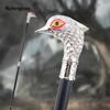 White Bird Head Red Eye Animal Fashion Walking Stick Decorative Cospaly Vintage Party Fashionable Walking Cane Crosier 93cm