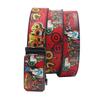 Originaler Lässiger Ledergürtel mit Graffiti-Print - Y2K-Stil, Vielseitiges Europäisch-Amerikanisches Design