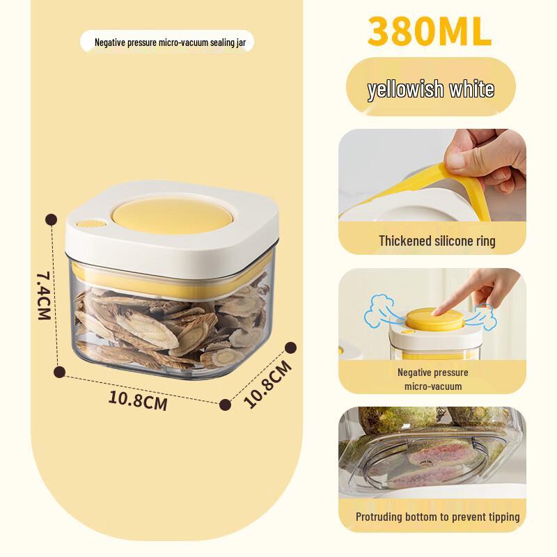 Press-Type Vacuum Seal Food Storage Container