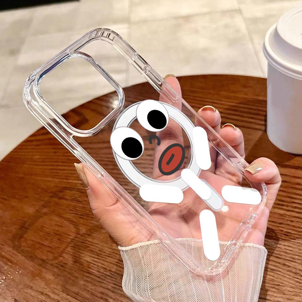Magnetic Phone Case for iPhone 12 14 16 17 Pro 17 16 15 14 13 12 Pro Max  12 13 14 15  16 High Quality Shockproof Shell Full Protection Cute Style