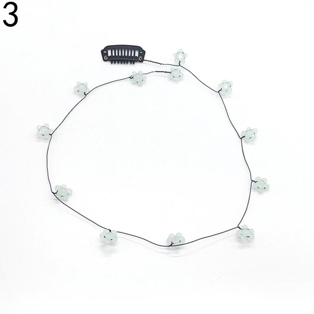Sweet Love Heart Flower Long Tassel Hairpin Women Streamline Hair Clip Comb