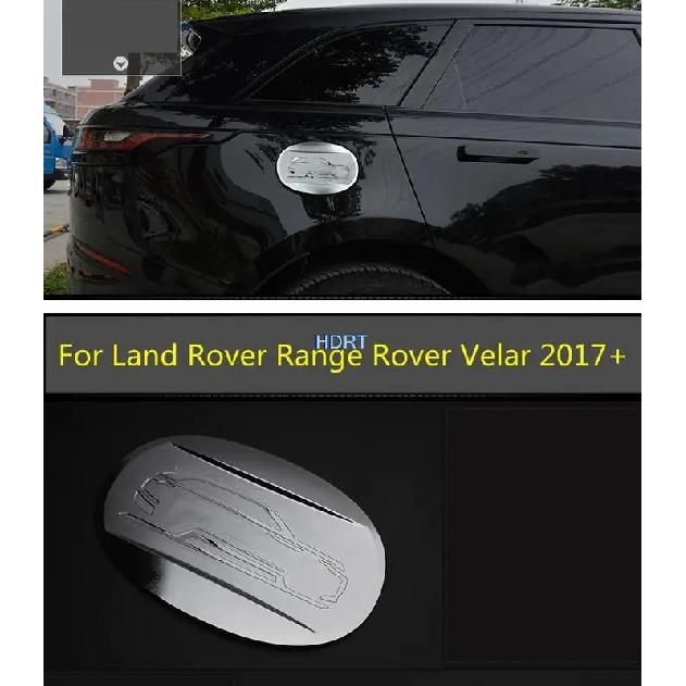 For Land Rover Range Rover Velar 2017+  Exterior ABS chrome Car Style Body Fuel Oil Tank Cap Cover Trim frame Protection Sticker