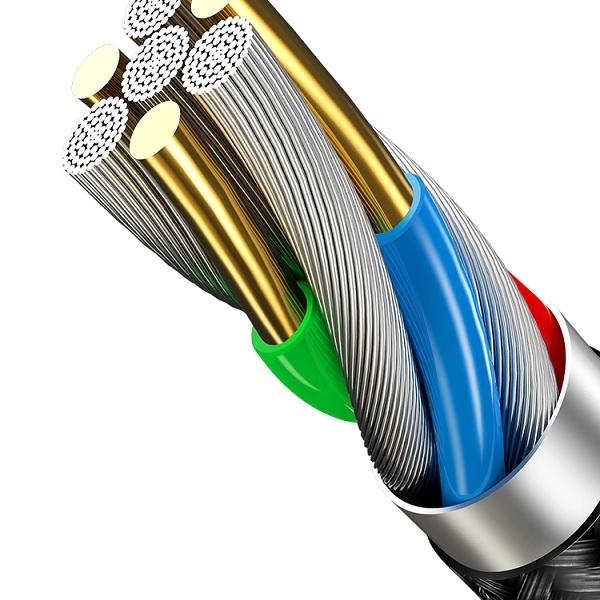 Usams Kabel Pleciony U5 2A Usb-C Czerwony/Red 1,2M Sj221Tc02 (Us-Sj221)