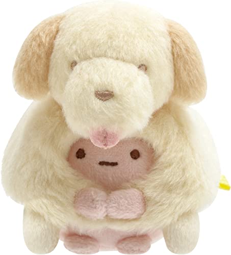 San-X Sumikkogurashi "Puppy and Dog Play" Hand-Sized Plush Toy Set, Tapi Dachshund MF43201