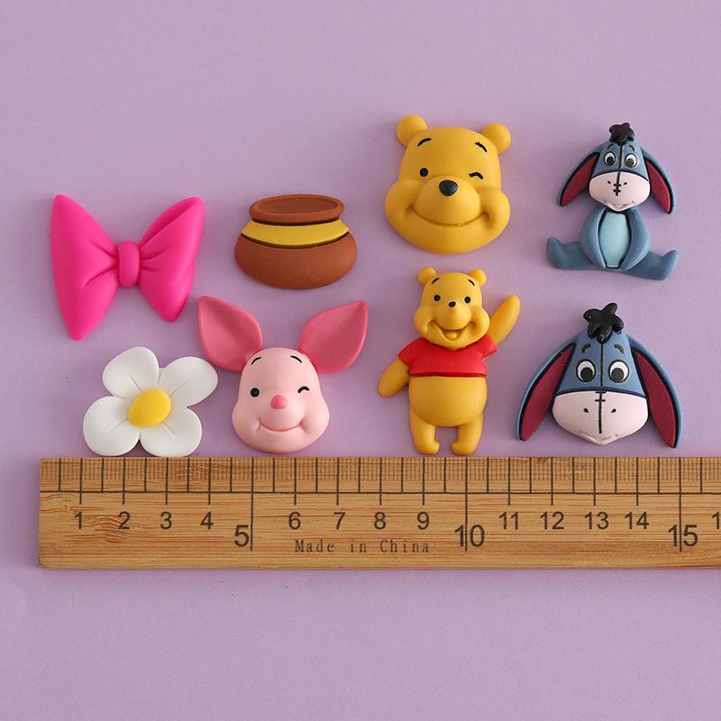 Winnie the Pooh Honey Pot Cartoon Resin Ornament DIY Phone Case Material Pack