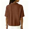 Womens Spring Tops Casual Button Down Blouse Summer Shirts for Women Loose Fit Lightweight Womens Summer Shirts