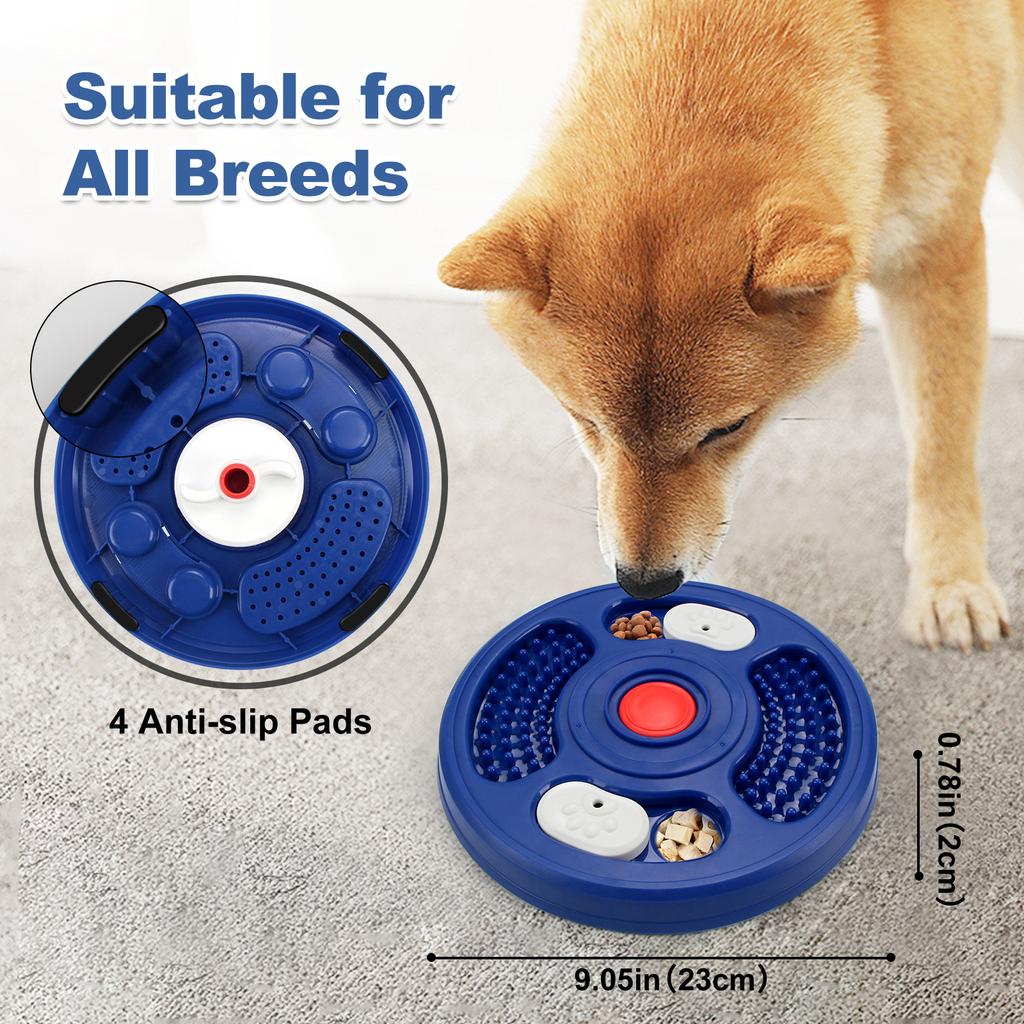 Spielzeug, Leckfuttertablett, Futter verstecken, Haustierspielzeug, Lindert Langeweile, Training, Intelligenz, Slow Food Tray, Abschließbare Hundekiste
