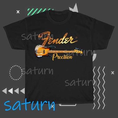 Fender Precision Bass Logo Marškinėliai Juokingas Dydis S iki 5XL