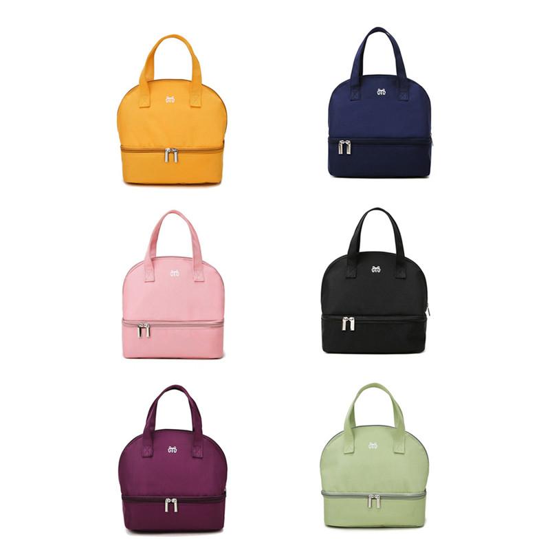 Large Capacity Lunch Bags Insulated Bento Box Portable Lunch Tote Leakproof Cooler Thermal Bag For Woman Student Work