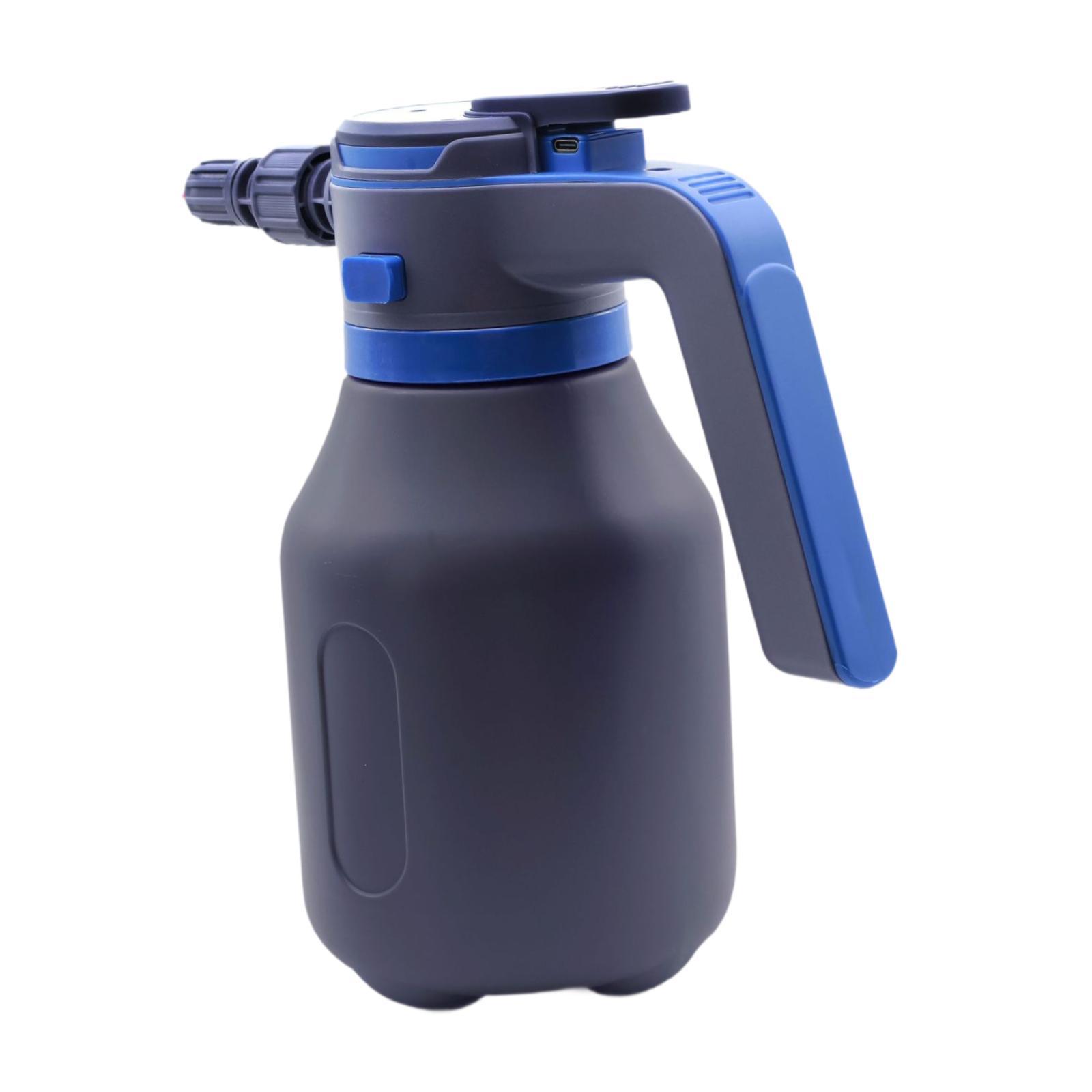 Electric Foam Sprayer Car Wash 2L Rechargeable Portable Foam Spray Bottle with USB for Watering Automotive Home Cleaning фиолетовый