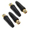 2Pcs Welding Cable Quick Connector Pair 200Amp-300Amp (#4-#1) 35-50 SQMM for Welder Machine Accessories