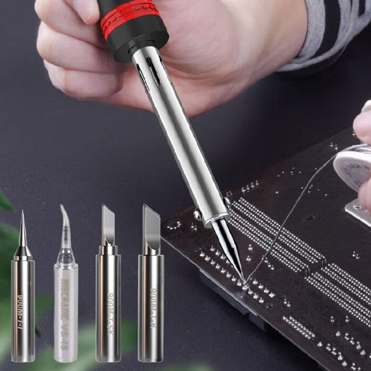 Efficient Soldering Iron Tip for 936 937 Stations Featuring Leadfree Plating Stainless Steel Constructio High Hardness
