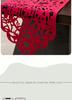 Chinese Wedding Table Runner with Tassels - Dragon & Phoenix Design