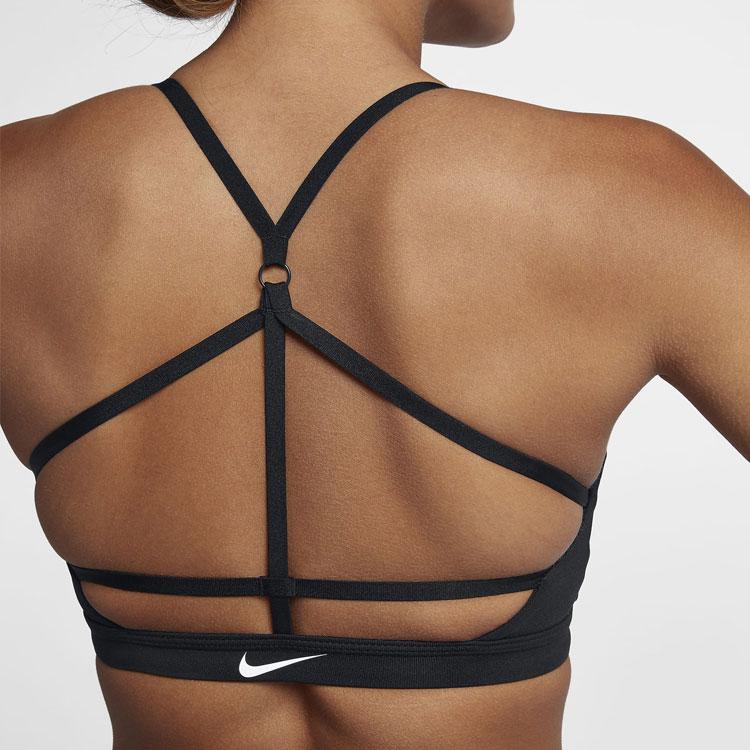 Nike Indy Jdi Low-Intensity Support Sports Bra Sleeveless Solid Color Tank Women Underwear Black CD7125-010