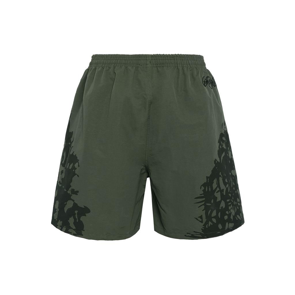 Travis Scott X Fragment Design Cactus Jack Eagle Letter Print Casual Shorts Men shorts Military-Green CJFN-SS32