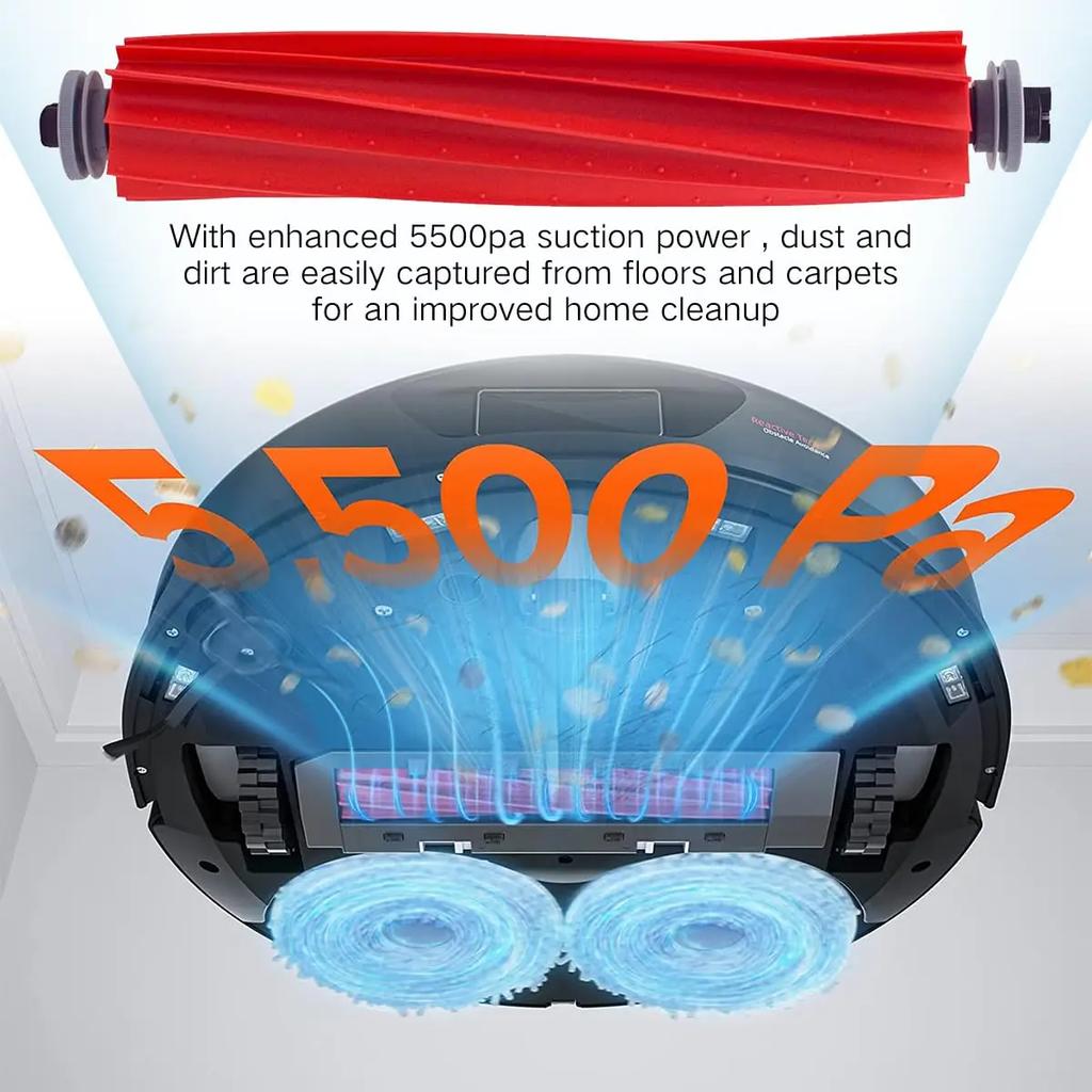 Accessories Kit Compatible with Roborock Q Revo Robtic Vacuum Cleaner,Mop Pads Main Brush Dust Bags Side Brush Hepa Filter
