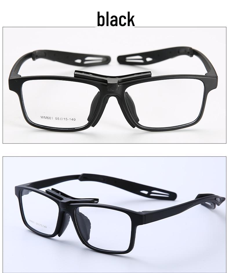 Ochelari sport cu dioptrii anti-aburire pentru bărbați - Ochelari rezistenți la explozie pentru fotbal și baschet.