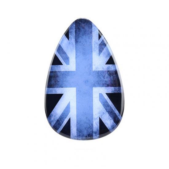 

Автомобильная эпоксидная наклейка 3D Union Jack Dashboard AC Vent Outlet Decal для Mini Cooper S Clubman F54 F55 F56 Interior Retro Gray Jack