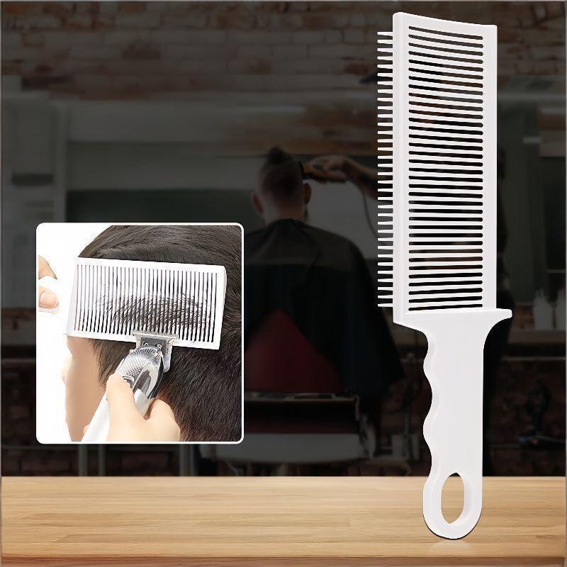 Hair Cutting Comb Professional Barber Flat Top Comb Durable Anti-Static for Men Women Home Salon Hair Trim 1Pcs