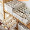 Foldable Underwear & Bra Drawer Organizer - Home Use Divider Box for Wardrobe & Sock Storage