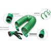 15m Ausziehbarer Gartenschlauch & 7-Funktionen Sprühpistole Set