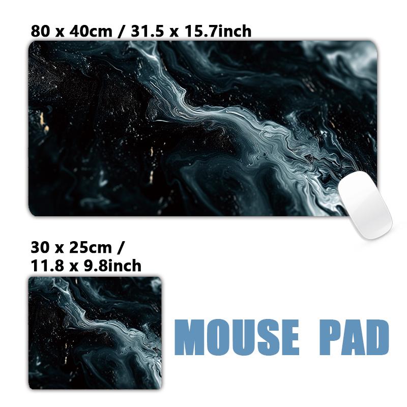 Abstract Fluid Flowing Colorful Pastel Gradients With Marble Effect Fluid XXL Large Mouse Pad Desk Mat Mousepad