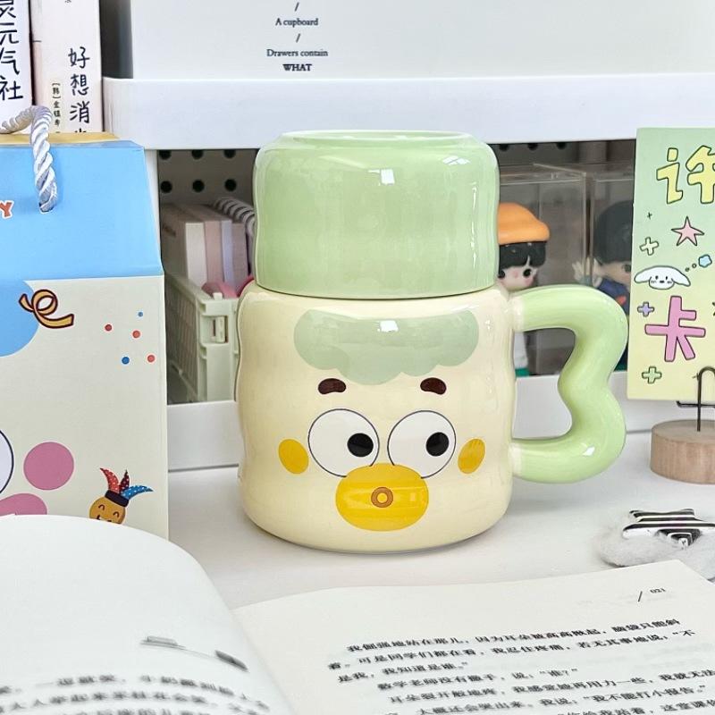 Birthday Gifts for Girls Milk Fufu Cute Clown Mug Couple Ceramic Coffee Cup Girlfriend Souvenir