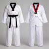Breathable Cycling Jersey Taekwondo Training Uniform Short Long Sleeve Suit Adults Kids Competition Embroidery Custom