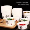 Homeglen Disposable Panda Paper Bowls
