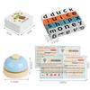 English Word Spelling Cubes Game Set Flash Cards Educational Toy for Kids Early Learning Classroom or Family Fun