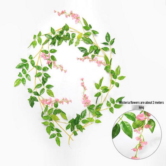 Decorazione Matrimoniale con Vite Rossa Appassita, Rattan, Viticci di Foglie d'Uva e Rami di Vecchia Vite Artificiale