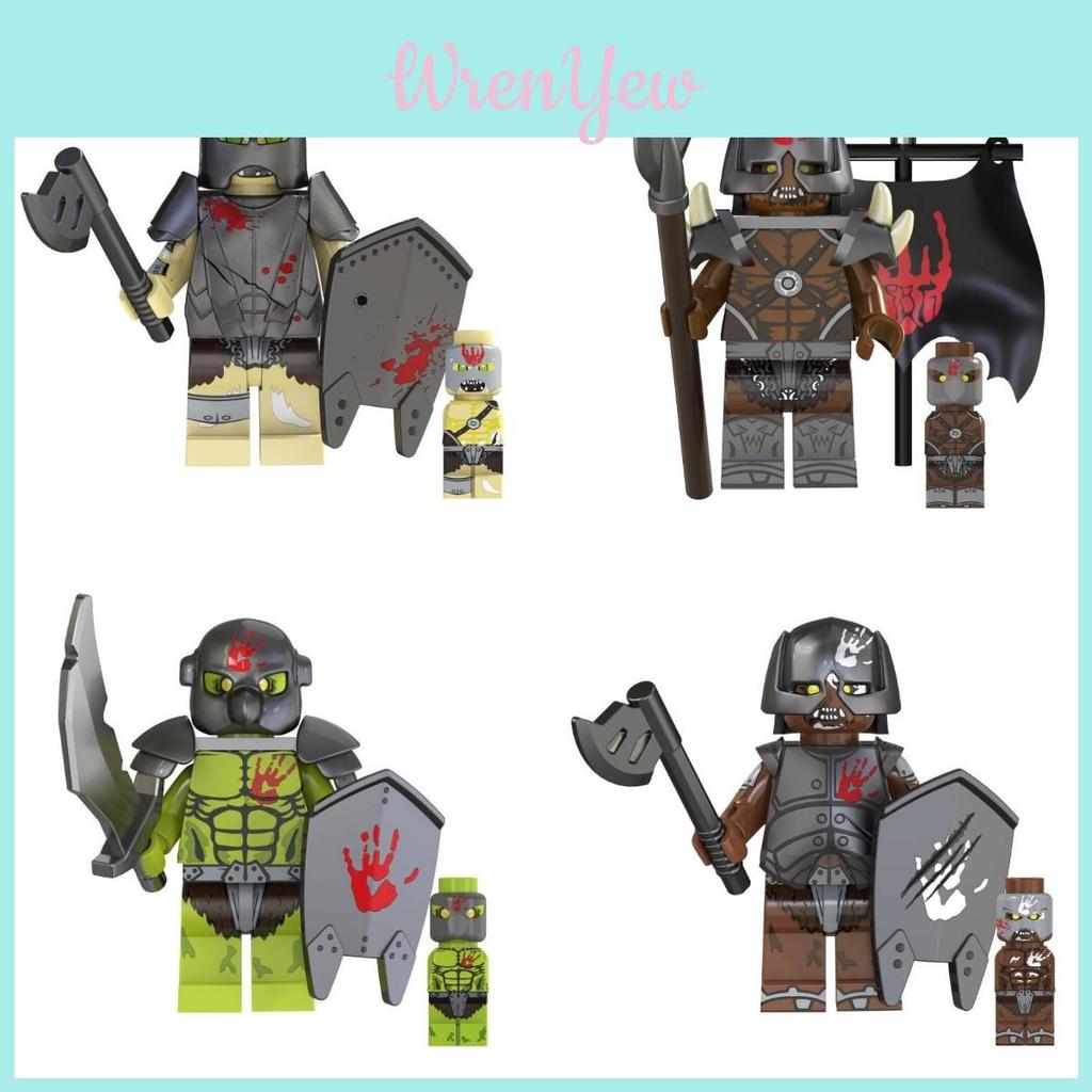 Tv6407 Movie Television Series Building Blocks Toy Set Featuring Lord Of The Rings Orcs