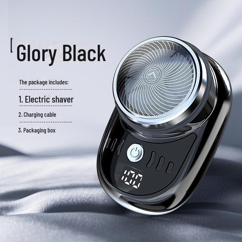 

Портативная мини-электробритва Sanqiao для мужчин - беспроводная бритва с одним лезвием для путешествий English Packaging