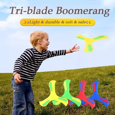 Outdoor Vacation Sports Stress Relief Toys Clover Boomerang Game Parents-Children Interactive Holiday Gifts