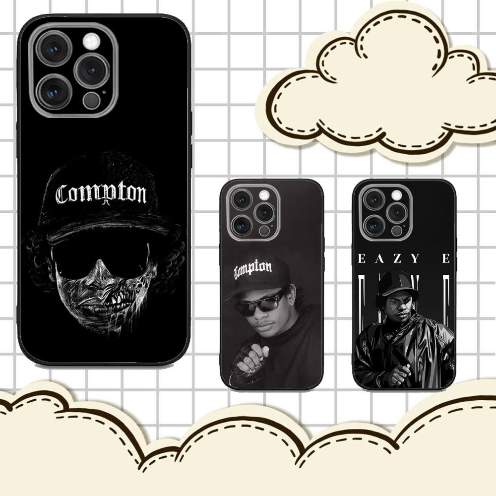 Rapper E-Eazy E Phone Case For iPhone 16e,16,15,14,13,12,11,Pro,X,XS,Max,XR,Plus,Mini Soft Black Cover