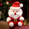 High Quality Santa Elk Plush Toy Doll Soft Child Throw Pillow Doll Holiday Gift New Year Christmas Eve Doll Decoration Gift