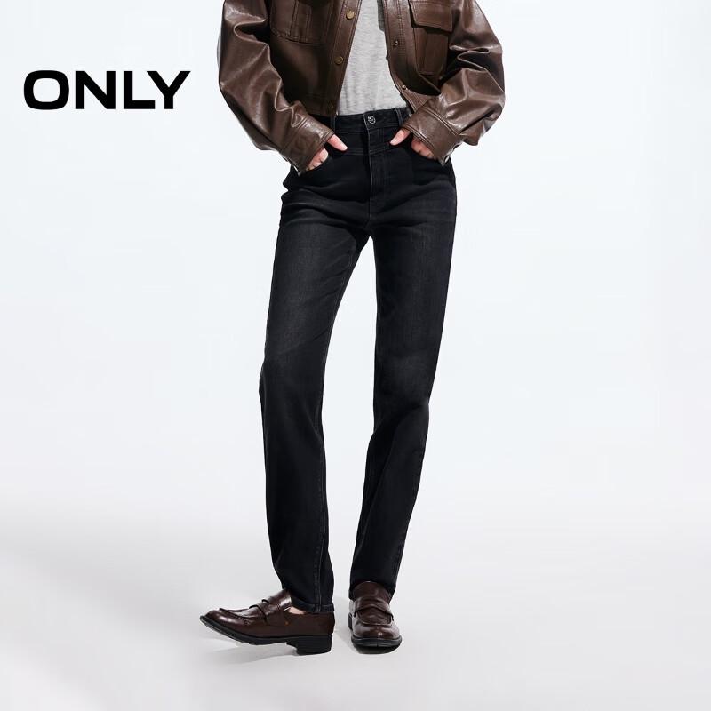 ONLY Women s 2025 Spring Retro Washed Cropped Straight Jeans S