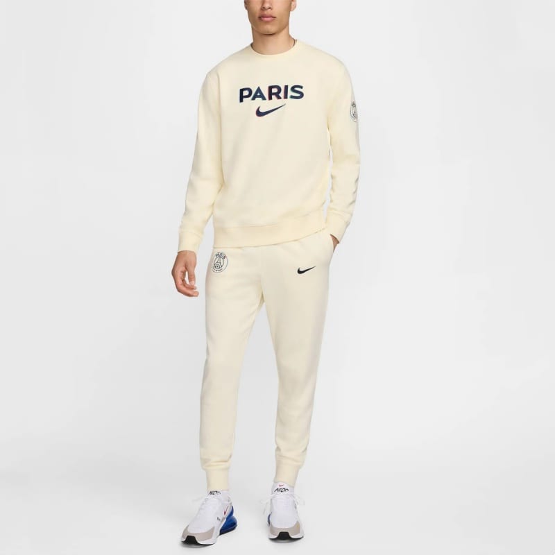 Nike Paris Saint Germain Club Sweatshirt Herren Kokosmilch/Mitternachts-Marineblau FZ8545-113