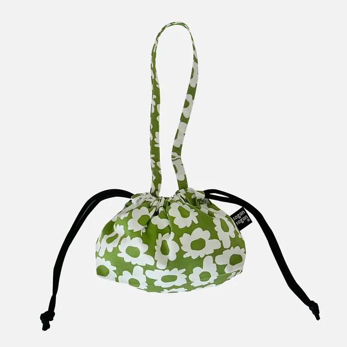 Bloom Olive Mini String Bag