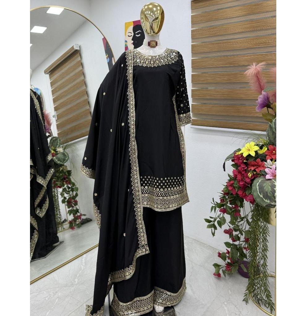 Women Bollywood Salwar Suit Designer Party Wear Salwar Kameez Palazzo Set Ethnic Wear