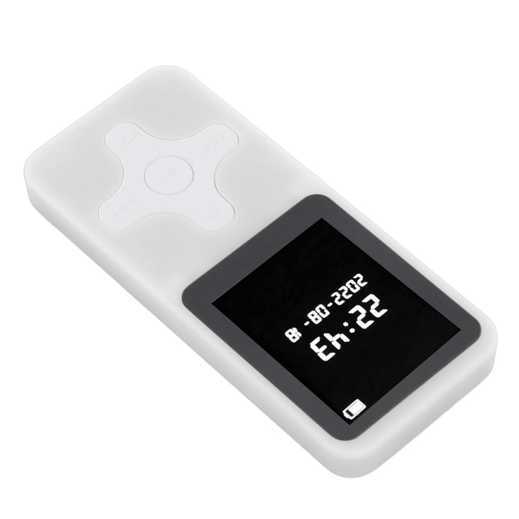 MP3 Player Bluetooth 5.0 1.77in LCD Screen Portable HiFi Music Player with FM Radio Recorder Alarm Clock Electronic Book
