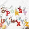 Premium Sense 26 Letter Keychain Color English Bag Pendant Tassel Accessories