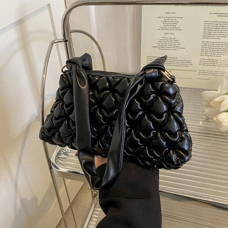 Hochwertige weiche PU Unterarmtasche für Damen Große Kapazität Allround Schulter-Umhängetaschen Retro Mode Handtaschen Neu