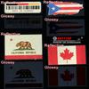2 Pack Reflective, 4 Inches, 6 Inches - Lineman n Flag Electrical Power Line Pole Sticker Decal Vinyl Black Distressed Tattered 03203a - for Car Boat